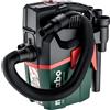 metabo Akkusauger TV00 602029850, Aspirapolvere Senza Fili AS 18 HEPA PC Compact