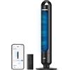 DREO ventilatore a torre smart per camera da letto, ventilatore a piantana silen