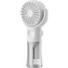 Nircho Ventilatore manuale, mini ventilatore portatile manuale con nebulizzatore di acq
