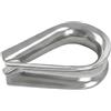 Lumonic 5x Funi metalliche Ditale Acciaio inossidabile V4A 316 12mm inossidabile Ditale
