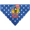 Buckle-Down Betty Boop Pet Bandana, Betty Boop Americana Soldier Salute Pose and Stars Blue