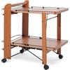 FOPPAPEDRETTI Carrello portavivande Service Noce, carrello per cucina portavivan