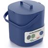 PTMS® Bidone Umido 6L con Coperchio da Appendere e Setaccio Interno | Pattumiera