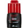 Milwaukee M12 B3 - 3.0 Ah Batteria Originale Ricaricabile Per Utensili da Lavoro