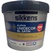 SIKKENS Smalto murale all'acqua Sikkens Alpha Unidecor BL Satin per interni bianco 10 li