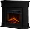 Divina Fire Camino Elettrico da Terra CAMBRIDGE in Legno Nero Nero DF104408
