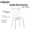 Cosentino Sedia Ricevimento Cross Bianca Polipropilene 130kg