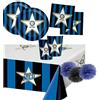 ipt FC Inter Kit Compleanno 5 Pezzi Addobbi Compleanno F C Inter New Milana