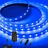 iNextStation Striscia LED Blu 5 Metri, 12V SMD5050 Strisce LED | con Adattatore