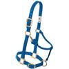 Weaver Equine Weaver Leather 3/10,2 cm Originale Suckling Chin & Throat Snap Halter, Hurricane Blue, Regolabile
