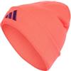 adidas Unisex - Bambini e Ragazzi Little Kids Neon Beanie Hat, Solar Turbo/Glory Purple, XS-S