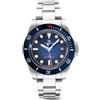LORENZ SPORTING CLUB 090019BB Orologio Uomo Blu Degradè Acciaio Swiss Made Sub