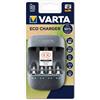 VARTA Eco Charger Mains AA AAA Caricatore Batteria USB Bio Plastic