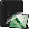Heioloo Custodia per Honor Magic Pad 2 12.3" Cover in Pelle Case, + [1 Pezzi] Vetro Temp