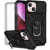 Dechyi Cover per iPhone 13 mini con Vetro Temperato Custodia con Scorrevole Protezione