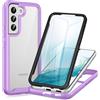 ZhuoFan Cover per Samsung Galalxy S22 5G,Custodia Rugged Trasparente Antiurto 36