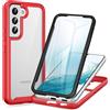 ZhuoFan Cover per Samsung Galalxy S22 5G,Custodia Rugged Trasparente Antiurto 36