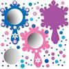 Baker Ross Kit Specchio Principessa delle Nevi (Pacchetto di 4) - Attività Creative per Bambini