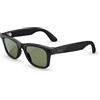 Meta Ray-Ban Meta (Gen 2) Wayfarer Occhiali IA per Uomo, Donna — Fotocamera 12 MP, Video 3K Ultra HD, Open-Ear Audio, Meta AI — 2X Durata della Batteria — Montatura Nera Lucida, Lente G15 Green