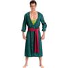 Chaks - Costume Zoro per adulti composto da un pezzo, set da 2 pezzi con cappotto e cintura, vestito anime per cosplay e carnevale