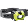Peli 2755Z0 Torcia Frontale Premium A LED Omologata Per La Sicurezza ATEX Zona 0, di Alta Qualità Per L'Industria E I Vigili Del Fuoco, IP54 Resistente A Polvere E Acqua, 115 Lumen, Colore: Giallo