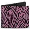 Buckle-Down Designs Bi-Fold Wallet Zebra 2 Baby Pink