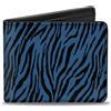 Buckle-Down Designs Bi-Fold Wallet Zebra 2 Turquoise