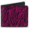Buckle-Down Designs Bi-Fold Wallet Zebra 2 Fuchsia Pink