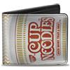 Cup Noodles Bi-Fold Wallet NISSIN CUP NOODLES Vivid Cup + Noodle Wave White/Orange