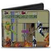 Teenage Mutant Ninja Turtles Bi-Fold Wallet Teenage Mutant Ninja Turtles 8-Bit Video Battle Scene