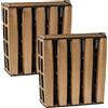 vhbw 2 Filtro dell'aria per IQAir HealthPro Plus 250NE 250 150