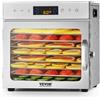 VEVOR Essiccatore per Alimenti 8 Vassoi in Acciaio Inox, Essiccatore Elettrico p