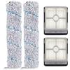 Dinggreat 2Pcs Spazzola Rotante Multisuperficie e 2Pcs Filtri di ricambio per Bissell Cros