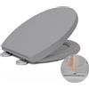 Vivo Technologies Tavoletta per WC con chiusura rallentata, chiusura rallentata, con s cKMS