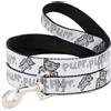 The Big Bang Theory Dog Leash Soft Kitty PURR, PURR, PURR NARROW 0.5"