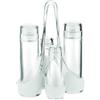 Guzzini Menage Set Olio Aceto Sale e Pepe Glam Vintage, Trasparente, z9Ak