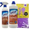 FEI FAN SET QUASAR: Detergente Pavimenti PARQUET E DELICATI 1000ml + Spray LEGNO CON CER