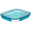 Bormioli Rocco Contenitore Frigoverre Evolution 23x18 Basso Vetro Coperchio Bormioli Forno