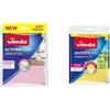 Vileda Actifibre Soft Universale, Panno in microfibra, Pulizia senza aloni, Ecce