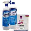 FEI FAN SET QUASAR VETRI CON ALCOOL: Trigger 580ml + Ricarica 580ml + Panno In mIcrofibr