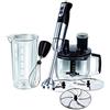 MPM MBL-11 Frullatore ad immersione 1.75L 800W Nero, Acciaio inossidabile, Trasparente frullatore