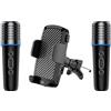 Corpo PC Microfono Karaoke Auto con Supporto Telefono per for sicuro per Uso