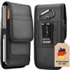 Cadorabo Custodia universale per Nokia Lumia 950 XL cellulare con clip da cintura