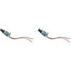 No 2X Controller di Velocità Della Ventola PWM DC12V 4P con Manopola Interrutt7587