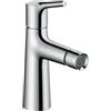 hansgrohe Talis S - Rubinetto per bidet con scarico a tirante, Miscelatore monocomando per bidet con altezza bocca 100 mm, cromo, 72200000
