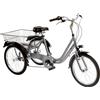 Cicli Puzone BICI A TRE RUOTE MISURA 20 BICICLETTA UNISEX TR20 CON CAMBIO 6V TELAIO IN ALLUMI