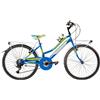 Cicli Puzone BICI DA RAGAZZA MOUNTAIN BIKE 24 MTB LINCY BICICLETTA LY24C6V CON CAMBIO 6V COMP