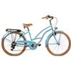 Cicli Puzone BICI DA DONNA MISURA 26 CITY BIKE BICICLETTA CRUISER STILE AMERICANO CON CAMBIO