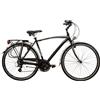 Cicli Puzone BICI DA UOMO MISURA 28 CITY BIKE BICICLETTA ZFR21V LINEA ZEFIRO TELAIO IN ALLUMI