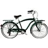 Cicli Puzone BICI ALLUMINIO DA UOMO MISURA 26 CITY BIKE BICICLETTA BEACH CRUISER STILE AMERIC